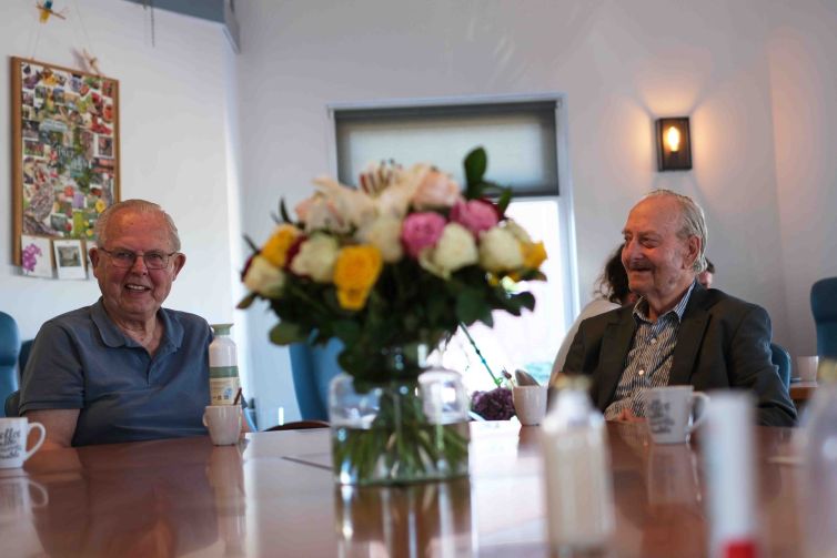 Ouderen op de koffie
